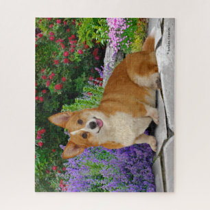 "Happy Little Corgi" Jigsaw Puzzle