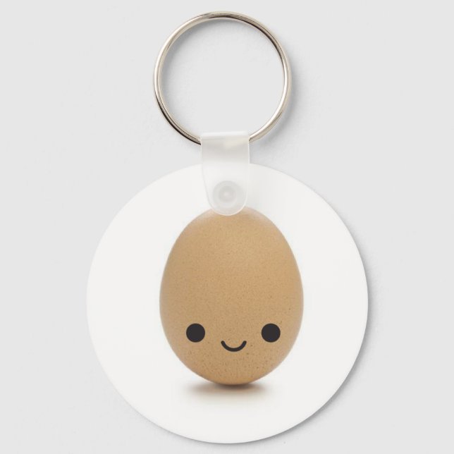 Happy Little Egg Key Ring (Front)