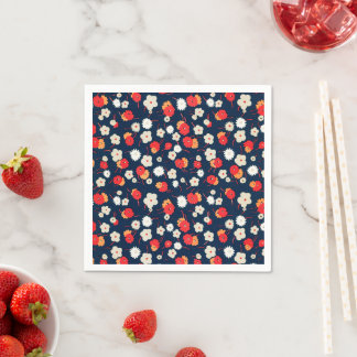 Happy Little Flowers Pattern Napkin