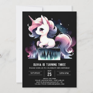 Happy Little Horse Birthday Invitation