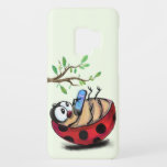Happy Little Ladybug with Phone - Funny Drawing Case-Mate Samsung Galaxy S9 Case<br><div class="desc">Happy Little Ladybug with Phone - Cartoon Drawing Cute Funny Insect - Choose / Add Your Unique Text / Colour - Make Your Unique Gift - Resize and move or remove and add elements with customisation tool ! - Drawing and Design by MIGNED. You can also transfer my designs to...</div>