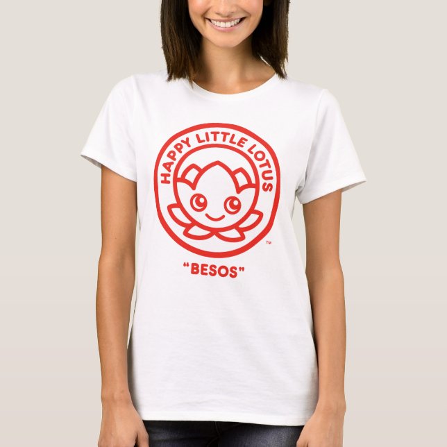 Happy Little Lotus, Besos, T-Shirt (Front)