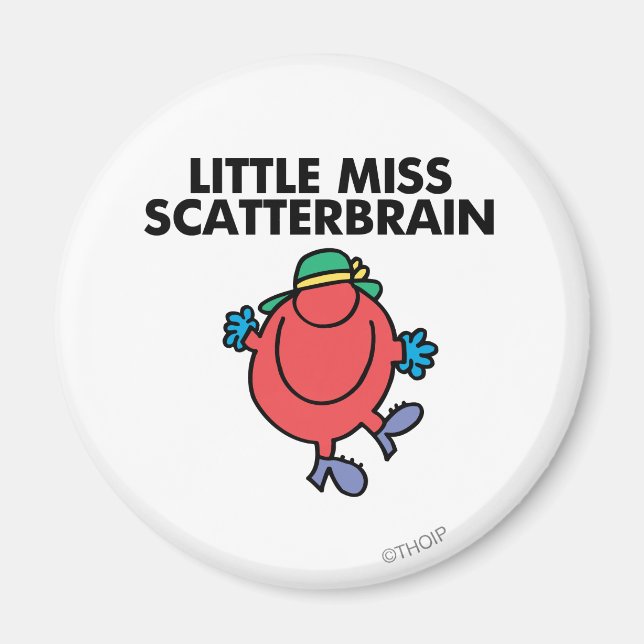 Happy Little Miss Scatterbrain Magnet (Front)