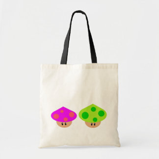 Happy Little Mushrooms Budget Tote Bag
