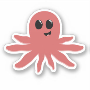 Happy Little Octopus - Drawing