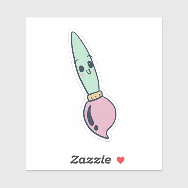 Happy Little Paintbrush (Sheet)