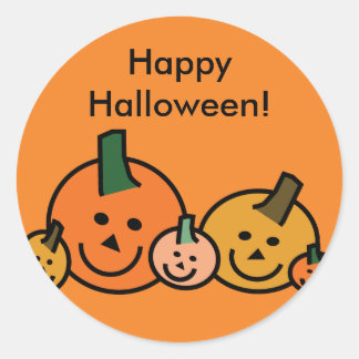 Happy Little Pumpkins Halloween Stickers
