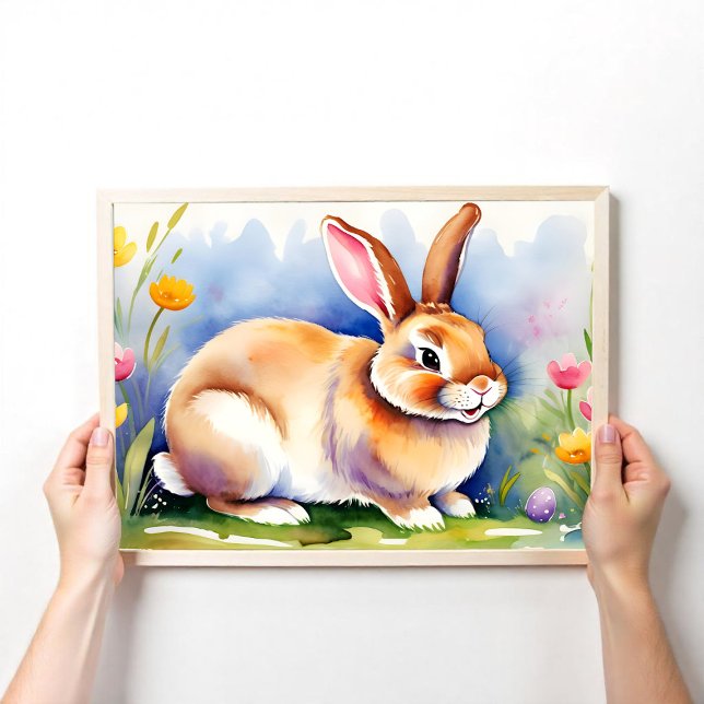 Happy little rabbit 2, Easter Poster (Creator Uploaded)