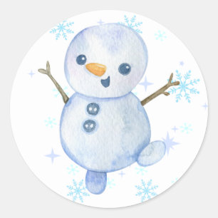 Happy Little Snowman stickers
