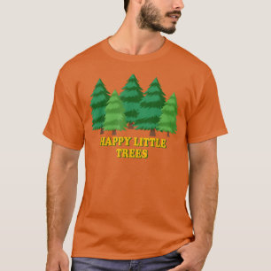 Happy Little Tree Painters Picture Arts Costume Ho T-Shirt
