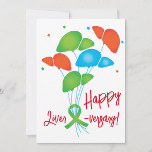 Happy Liver-versary Customisable Invitation