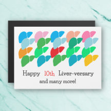 Happy Liver-versary & Many More Magnet Card