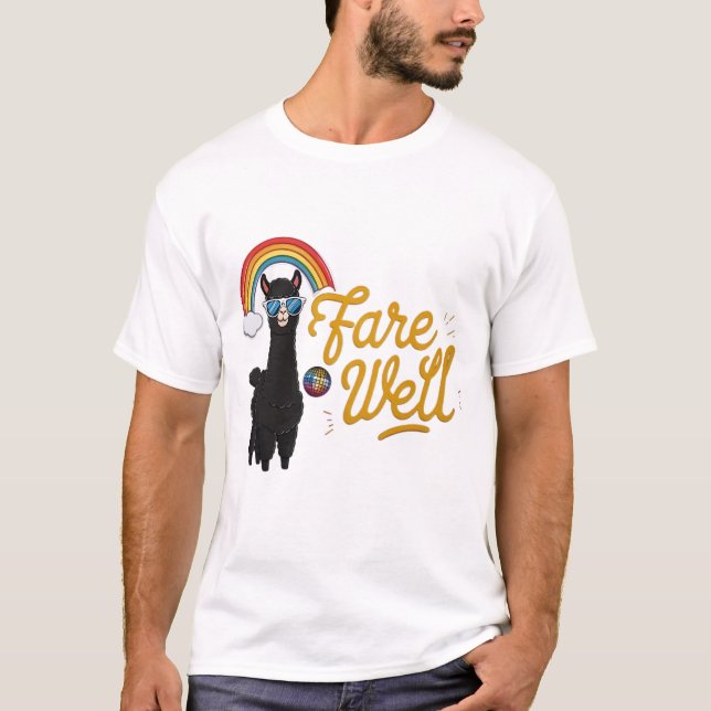 Happy Llama T-Shirt (Front)