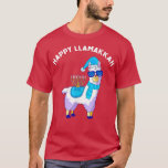 Happy Llamakkah Hanukkah Llama Chanukah Alpaca T-Shirt<br><div class="desc">Happy Llamakkah Hanukkah Llama Chanukah Alpaca.</div>