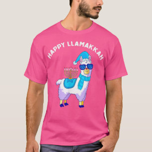 Happy Llamakkah Hanukkah Llama Chanukah Alpaca  T-Shirt