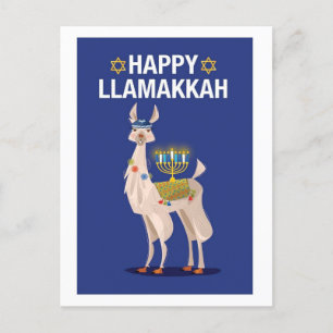 Happy Llamakkah Postcard