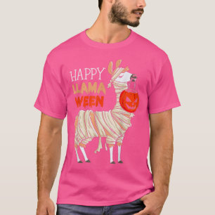 Happy Llamaween LLama Halloween Alpaca Kids Boys G T-Shirt