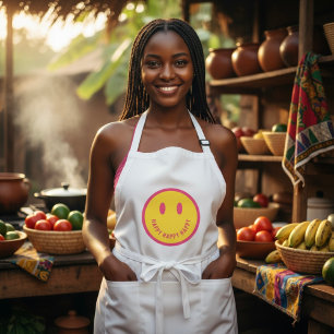 Happy Long Apron