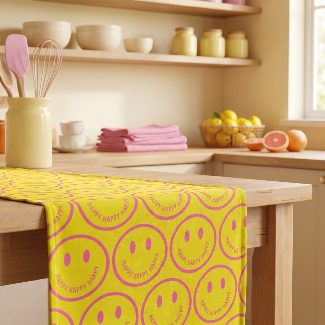Happy Long Table Runner (Creator Uploaded)