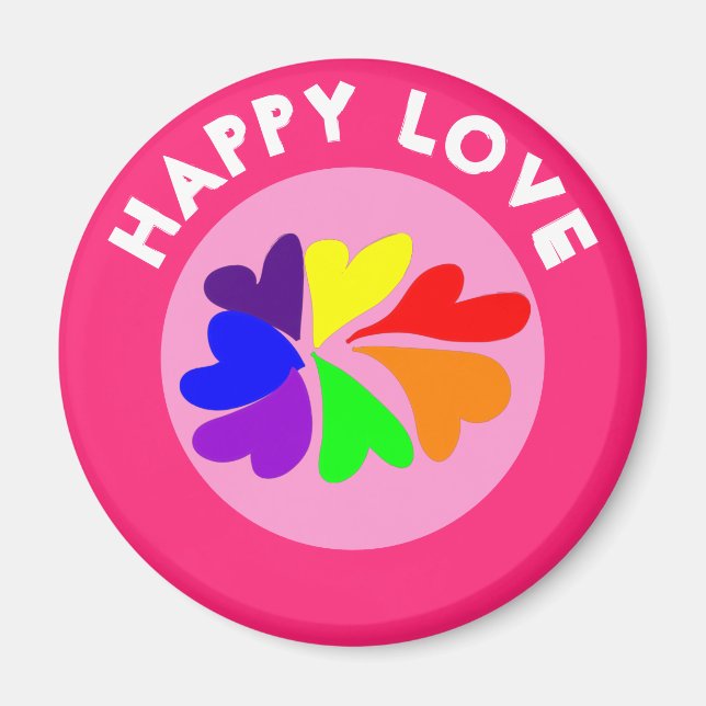 HAPPY LOVE MAGNET (Front)