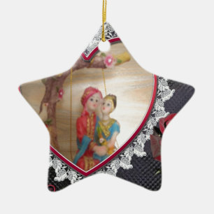 Happy Lovers day Ceramic Tree Decoration