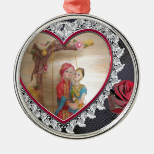 Happy Lovers day Metal Tree Decoration
