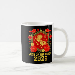 Happy Lunar Chinese New Year Of The Horse 2026 Zod Coffee Mug