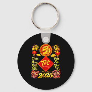 Happy Lunar New Year 2026 Year Of The Horse Tet Ng Key Ring