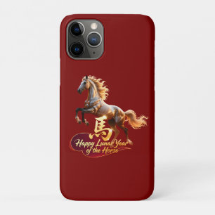 Happy Lunar New Year Majestic Golden Horse Case-Mate iPhone Case