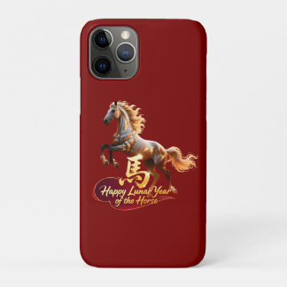 Happy Lunar New Year Majestic Golden Horse  Case-Mate iPhone Case