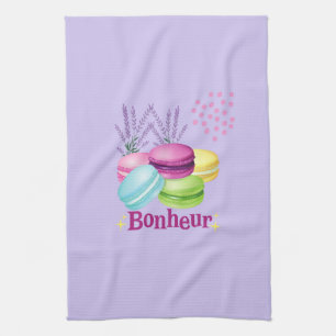 Happy Macarons Tea Towel
