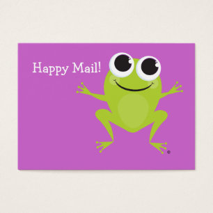 "Happy Mail" Cute frog card - great gifts for kids