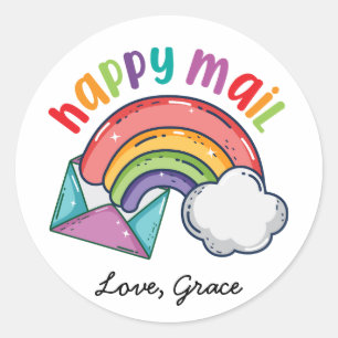 Happy mail sticker