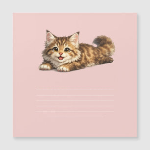 Happy Maine Coon Cat Cosy Positive Vibes Design