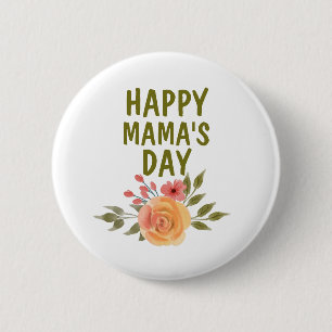 Happy Mama's Day Mother's Day 6 Cm Round Badge