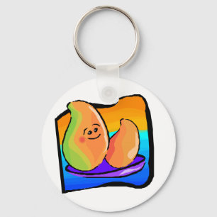 Happy Mango Key Ring