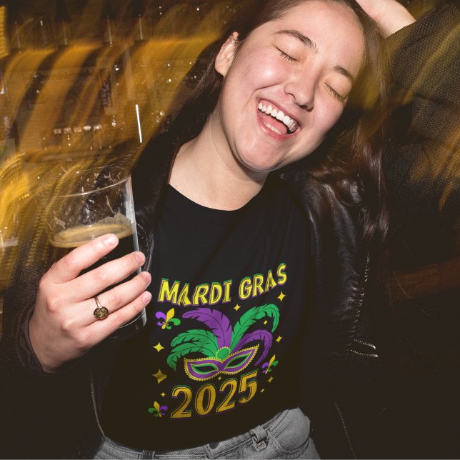 Happy Mardi Gras 2025  Tri-Blend Shirt (Creator Uploaded)