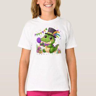 Happy Mardi Gras Alligator T-Shirt