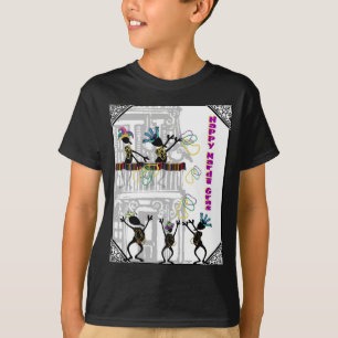 Happy Mardi Gras--Balcony Scene T-Shirt