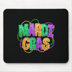 Happy Mardi Gras Fat Tuesday Carnival Festival Par Mouse Pad