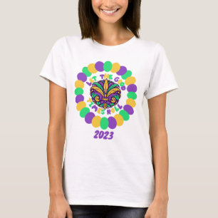 Happy Mardi Gras  fleur-de-lis  T-Shirt