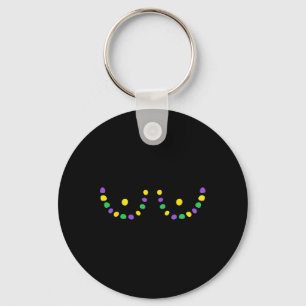 Happy Mardi Gras Funny Key Ring