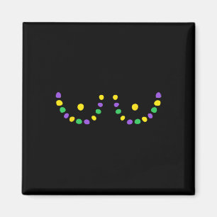 Happy Mardi Gras Funny Magnet