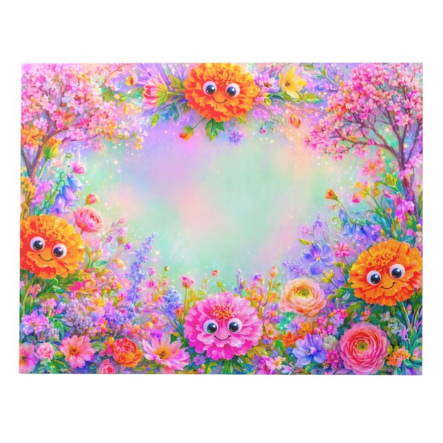Happy Marigolds Notepad (Front)