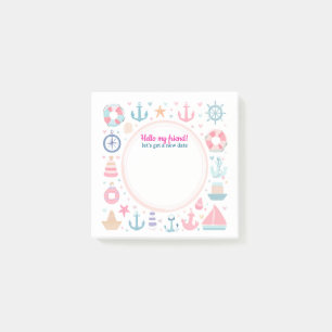 happy marina children like maritim post-it notes