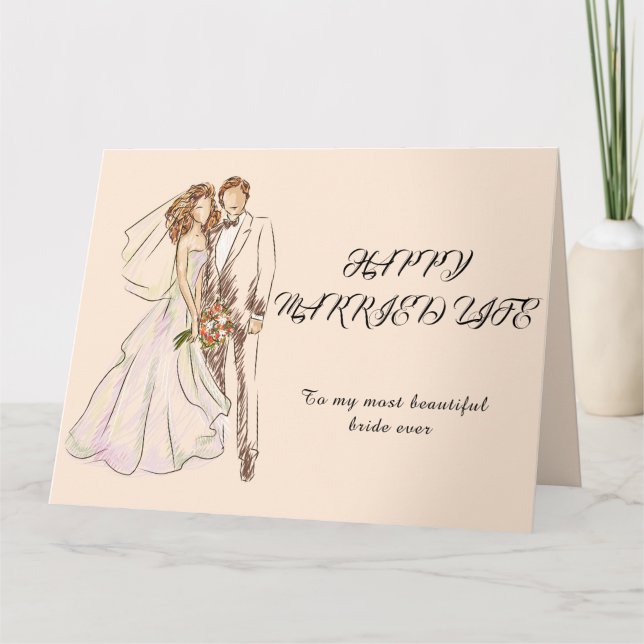 Happy Married Life Card (Front)