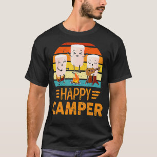 Happy Marshmallow Camper Cute For Women Men T-Shirt