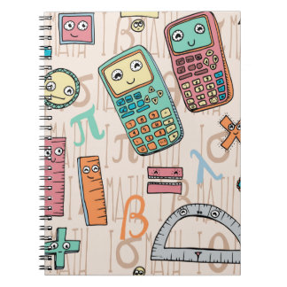 Happy Math Spiral Notebook