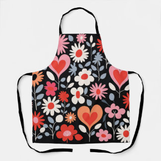 Happy MCM Flowers Apron