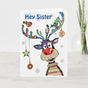*HAPPY ME** SPENDING CHRISTMAS W/ SISTER HOLIDAY CARD
